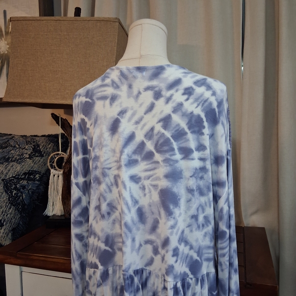 French Laundry Vintage Womens Chrocheted Trim and Tie Front Top Size Large - Picture 8 of 10